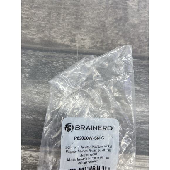 Brainerd P62000W-SN-C Satin Nickel Modern Bar Pull 2-3/4" or 3" Lot Of 5{119 - Picture 8 of 9